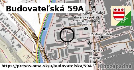 Budovateľská 59A, Prešov