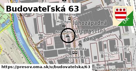 Budovateľská 63, Prešov