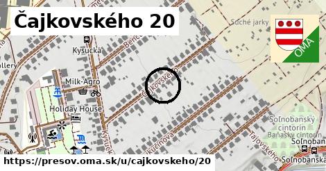 Čajkovského 20, Prešov
