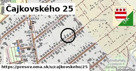 Čajkovského 25, Prešov