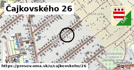 Čajkovského 26, Prešov