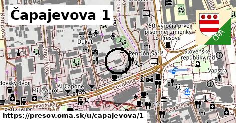 Čapajevova 1, Prešov