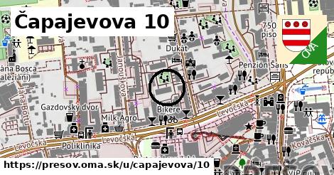 Čapajevova 10, Prešov