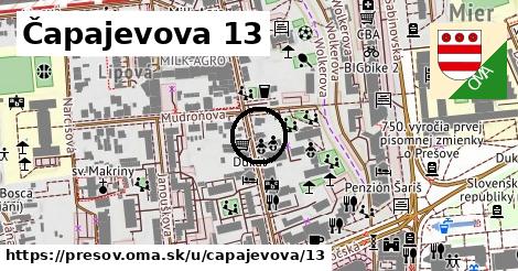 Čapajevova 13, Prešov