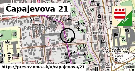 Čapajevova 21, Prešov