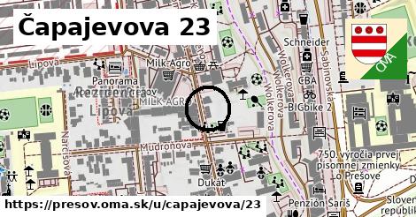 Čapajevova 23, Prešov