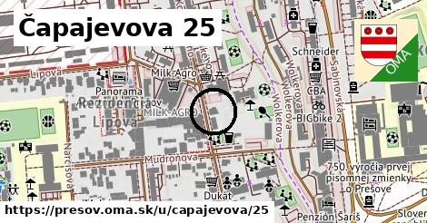 Čapajevova 25, Prešov