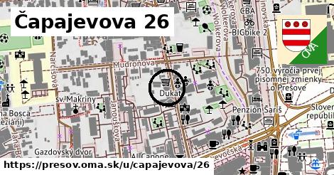 Čapajevova 26, Prešov