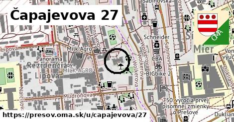 Čapajevova 27, Prešov