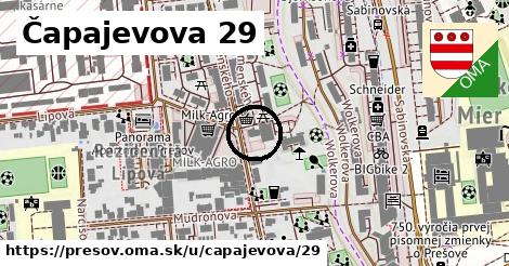 Čapajevova 29, Prešov