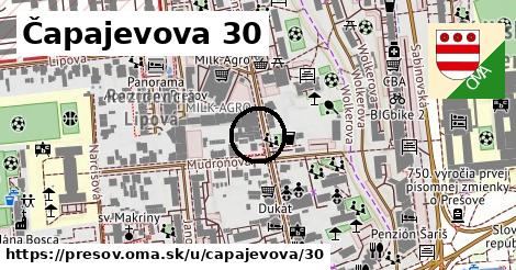 Čapajevova 30, Prešov