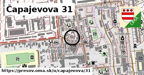 Čapajevova 31, Prešov