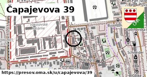 Čapajevova 39, Prešov