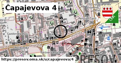 Čapajevova 4, Prešov