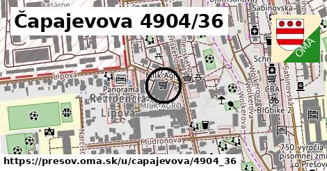 Čapajevova 4904/36, Prešov