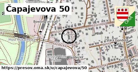 Čapajevova 50, Prešov