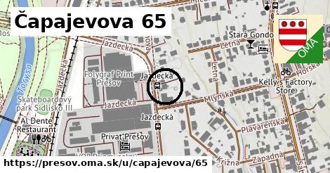 Čapajevova 65, Prešov