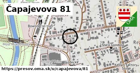 Čapajevova 81, Prešov