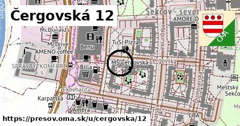 Čergovská 12, Prešov