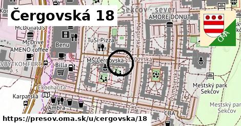 Čergovská 18, Prešov