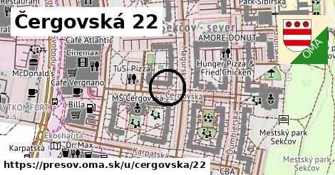 Čergovská 22, Prešov