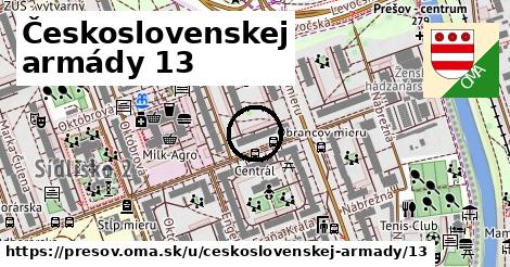 Československej armády 13, Prešov