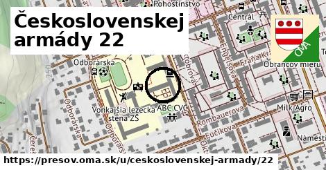 Československej armády 22, Prešov