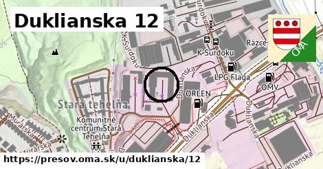 Duklianska 12, Prešov