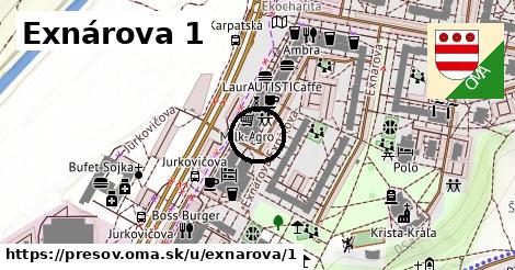 Exnárova 1, Prešov