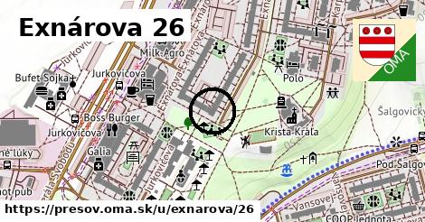 Exnárova 26, Prešov
