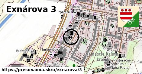 Exnárova 3, Prešov