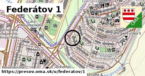 Federátov 1, Prešov