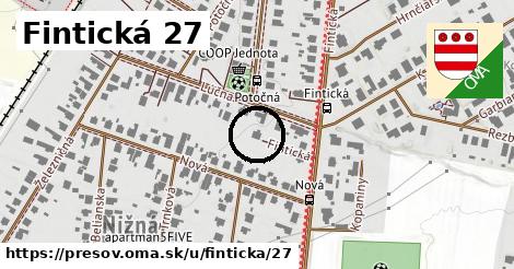 Fintická 27, Prešov