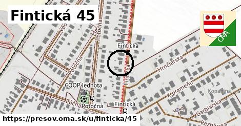 Fintická 45, Prešov