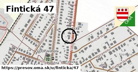 Fintická 47, Prešov