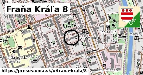 Fraňa Kráľa 8, Prešov