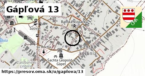 Gápľová 13, Prešov