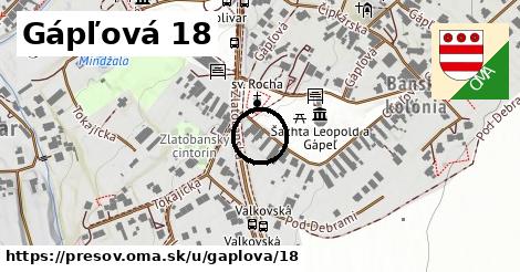 Gápľová 18, Prešov