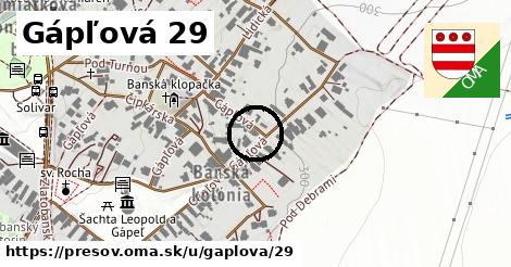 Gápľová 29, Prešov