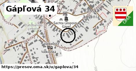 Gápľová 34, Prešov