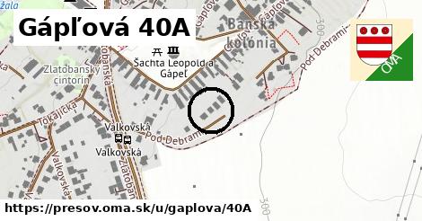 Gápľová 40A, Prešov