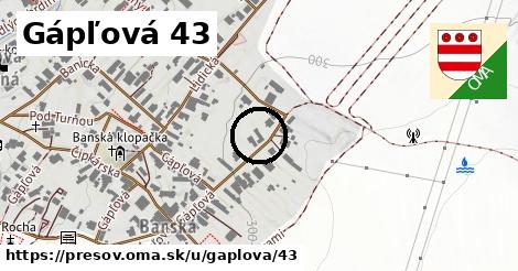 Gápľová 43, Prešov