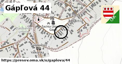 Gápľová 44, Prešov