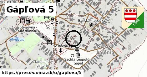 Gápľová 5, Prešov