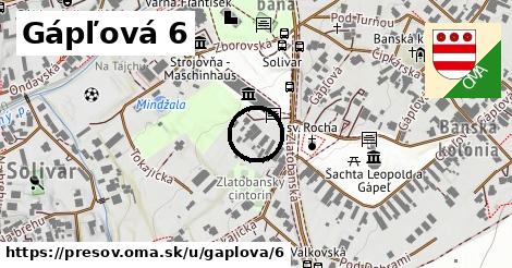 Gápľová 6, Prešov