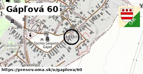 Gápľová 60, Prešov