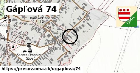 Gápľová 74, Prešov