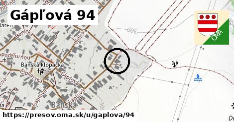 Gápľová 94, Prešov