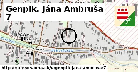 Genplk. Jána Ambruša 7, Prešov