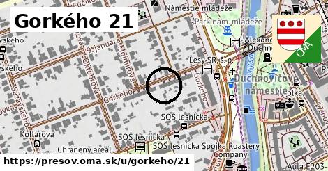 Gorkého 21, Prešov